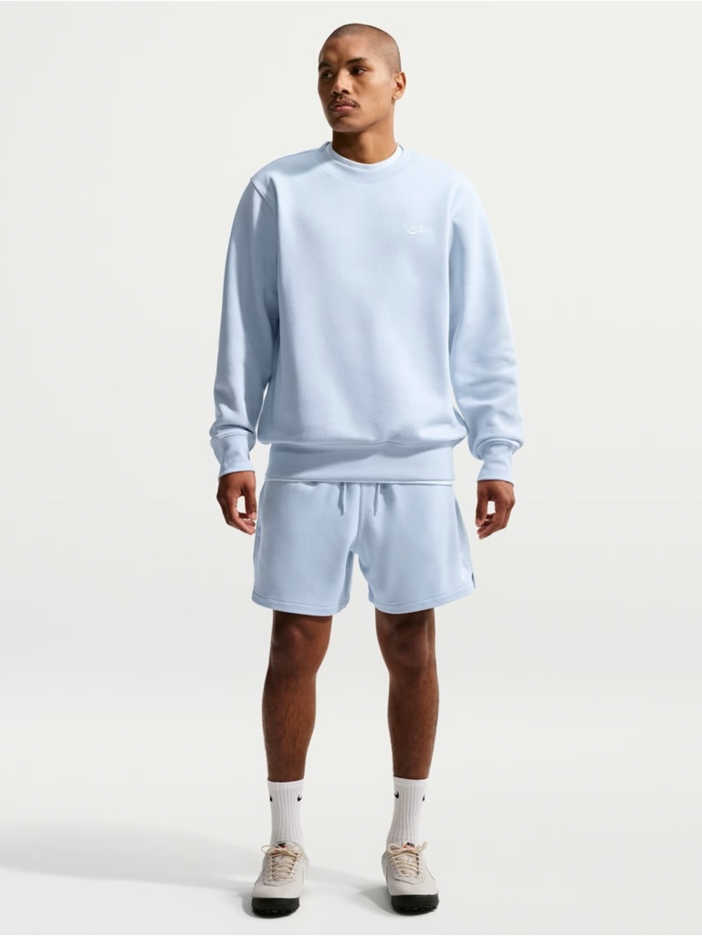 Light Blue Nike Crewneck Sweatshirt